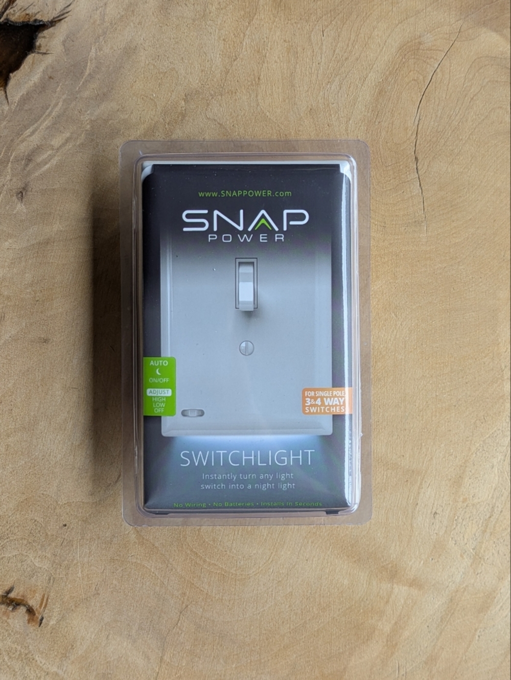 Snap Power Switch Night Light - White